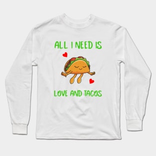 CUTE Taco Night Long Sleeve T-Shirt